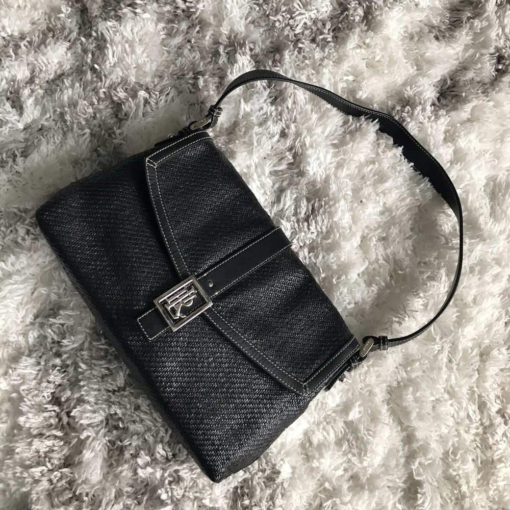 Authentic Black Ralph Lauren purse bag